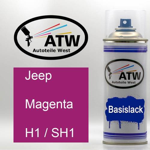 Jeep, Magenta, H1 / SH1: 400ml Sprühdose, von ATW Autoteile West.